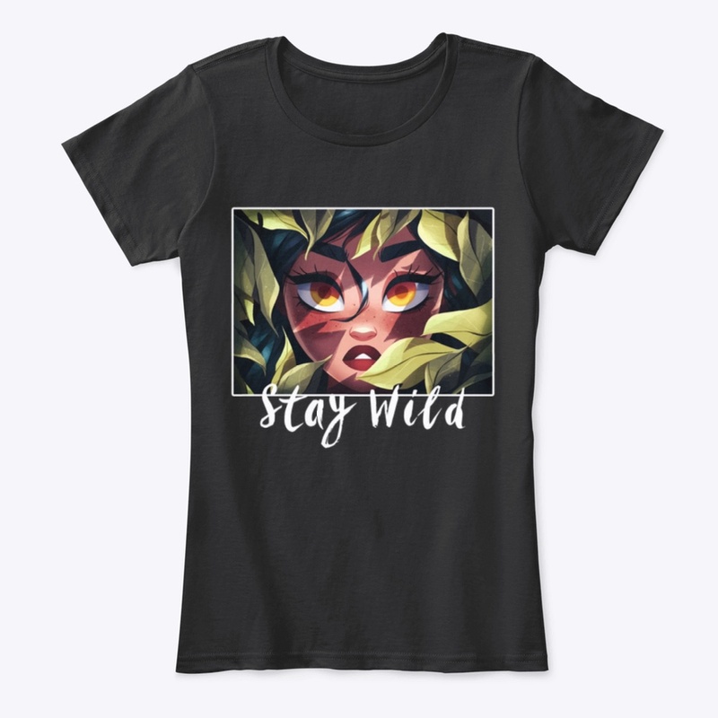Stay Wild women's t-shirts design