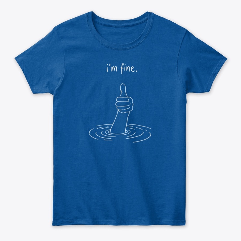 I’m Fine – Minimalist Thumbs Up Tee