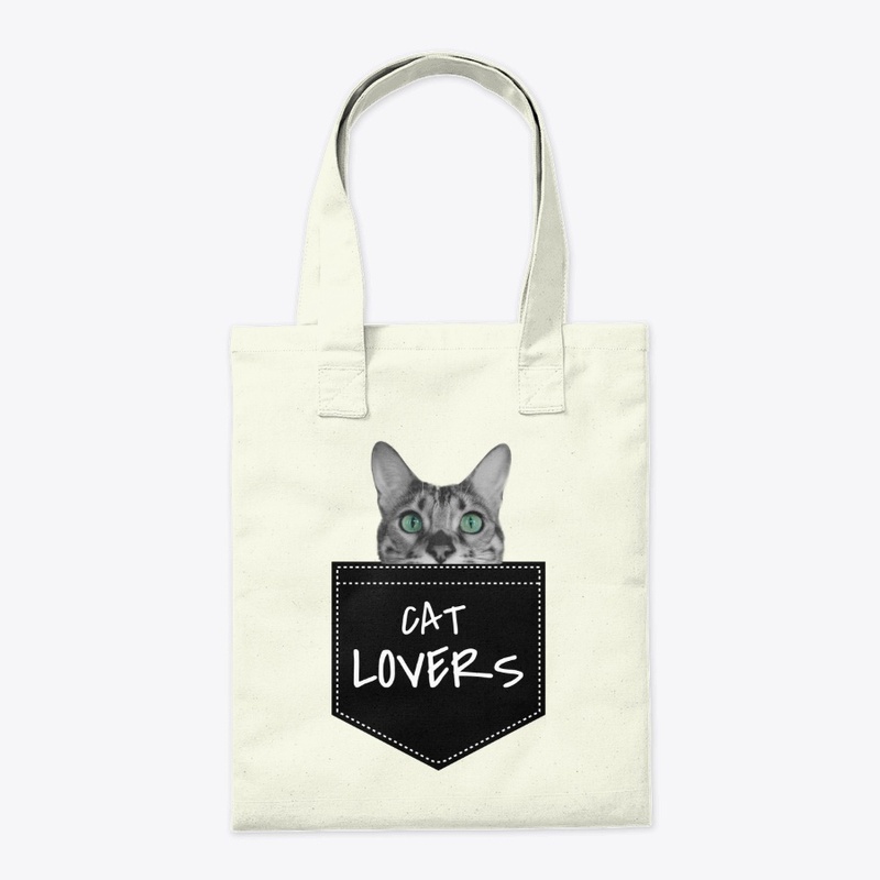 POCKET CAT LOVERS T SHIRT, GIFT T SHIRT.