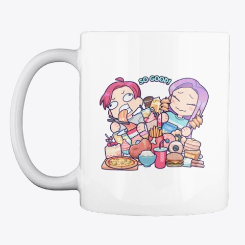 So Good Mug White T-Shirt Front