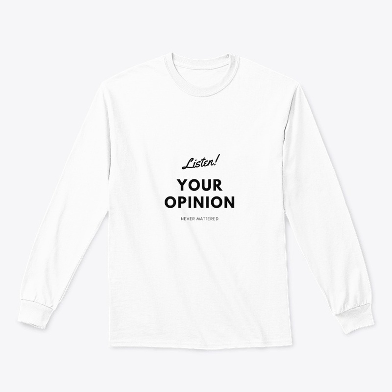 No Opinions Allowed