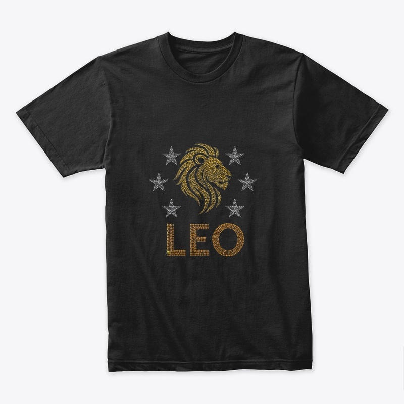 Leo Zodiac Rhinestone Lion