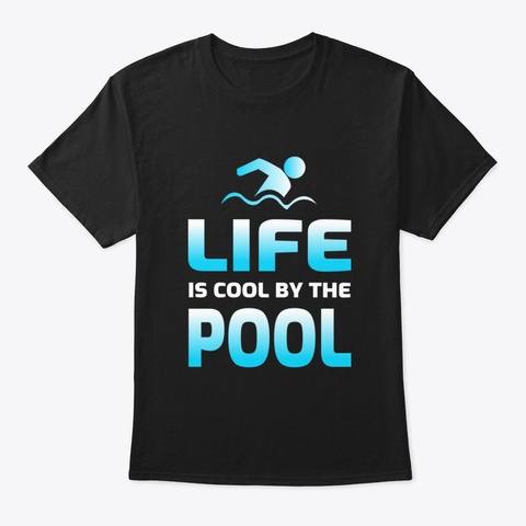 Swimming Swim Funny Swimmer Gift Wgzy8 Black T-Shirt Front