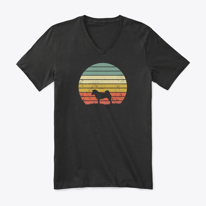 Shiba Inu Retro Sunset Dog Lover
