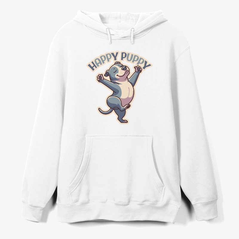 happy puppy - pitbull dance