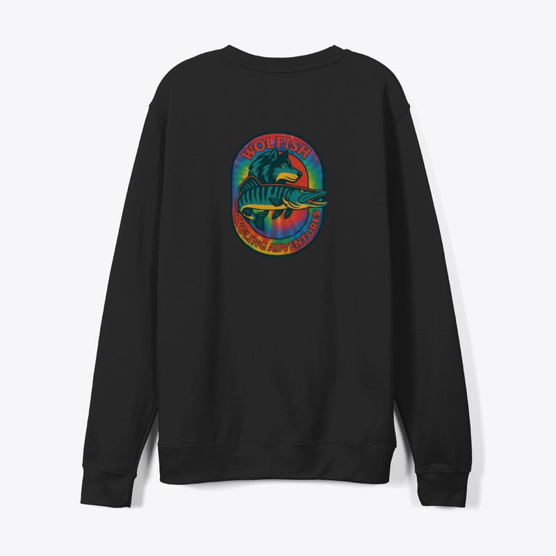 Tie-Die Wolfish logo muskellunge 