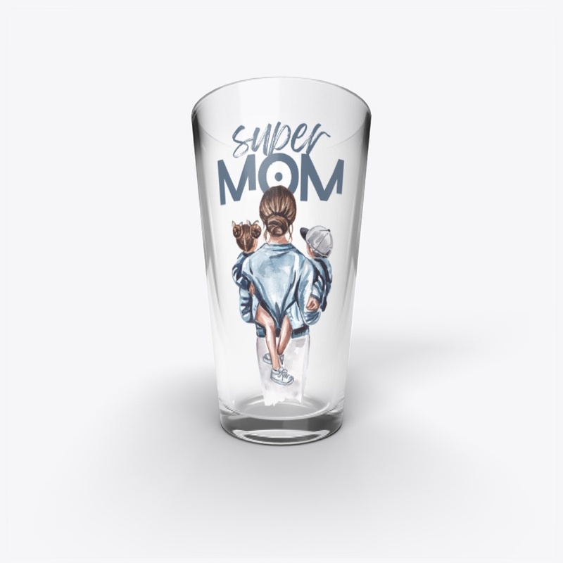 ''Super Mom'' White T-shirt New Look