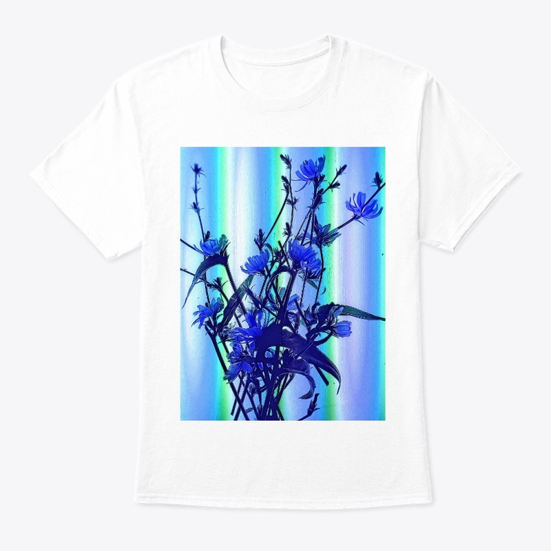 Blue Wildflowers With Backlight