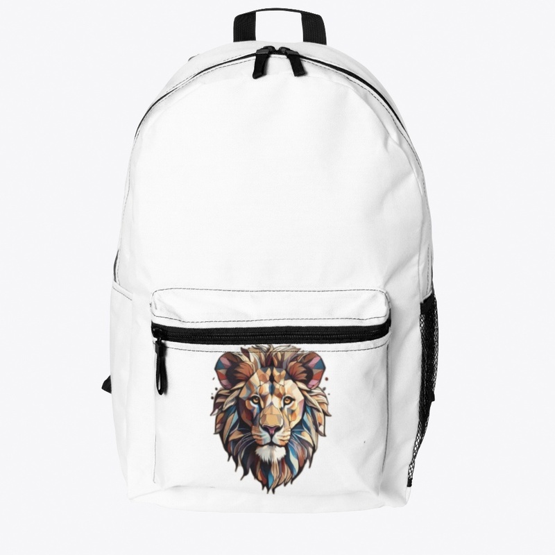 Kaleidoscopic lion illusion t-shirt