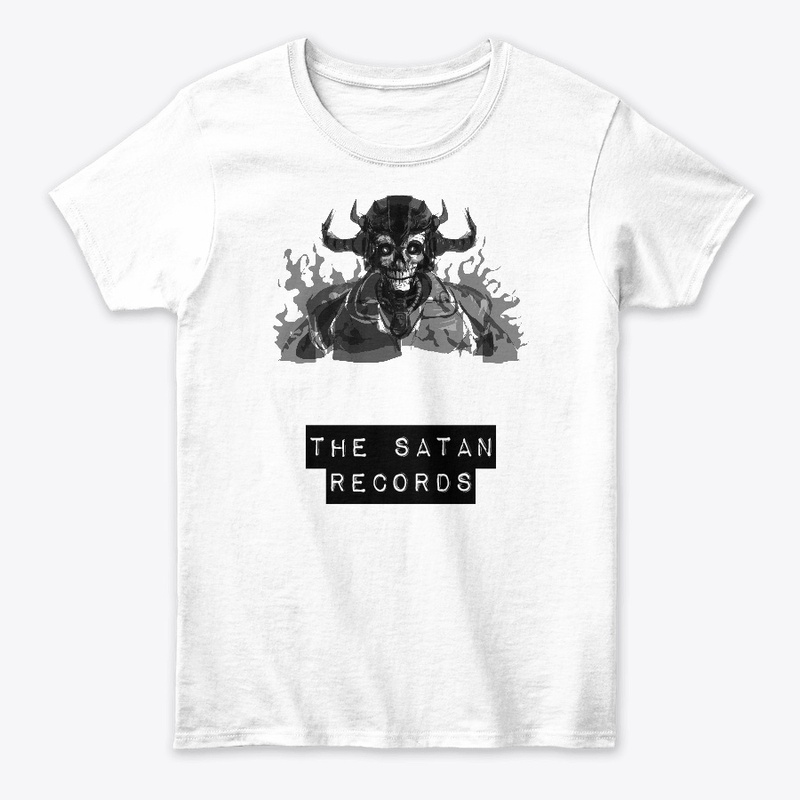 The Satan Records T-Shirt White