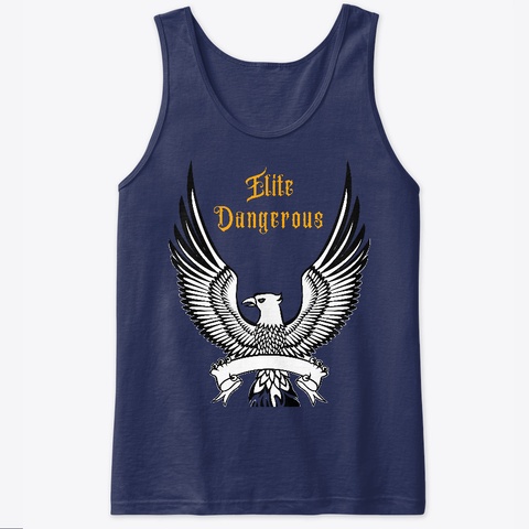 Elite Dangerous T Shirt Navy T-Shirt Front