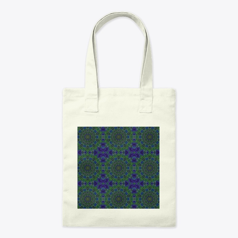 Blue Green Ribbon Kaleidoscope