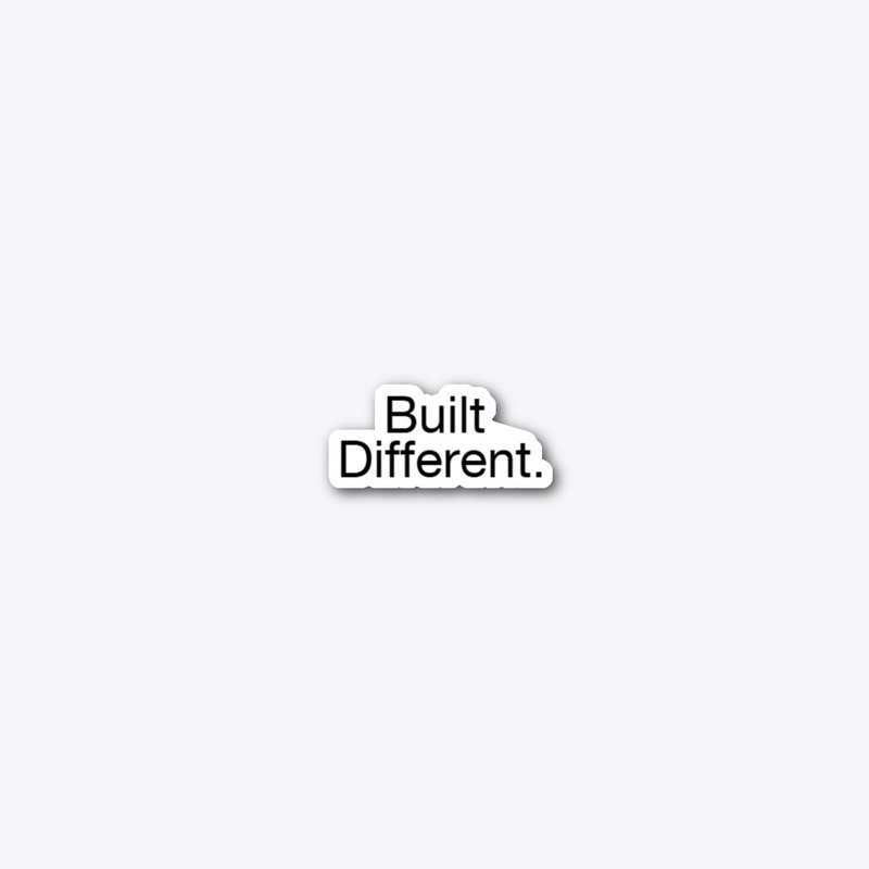 : Built Different Hoodie – Motivation