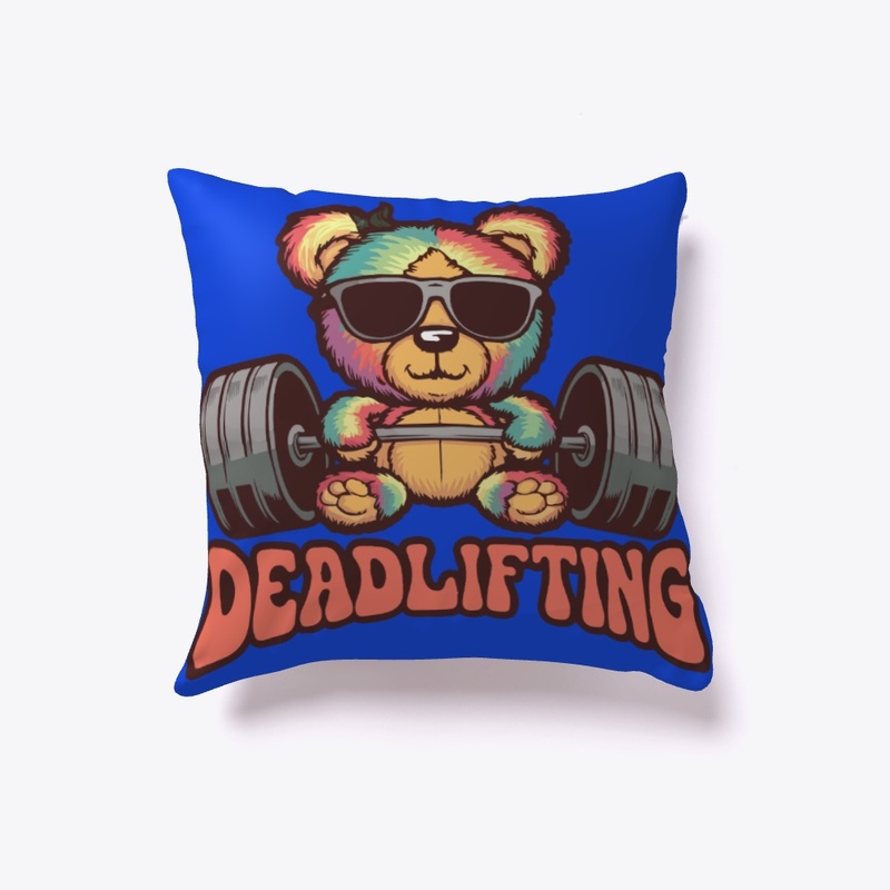 Psychedelic Deadlifting Bear Tee