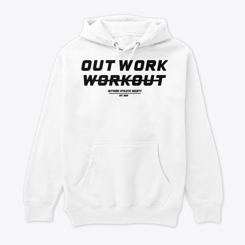 Outwork not Workout Black Logo