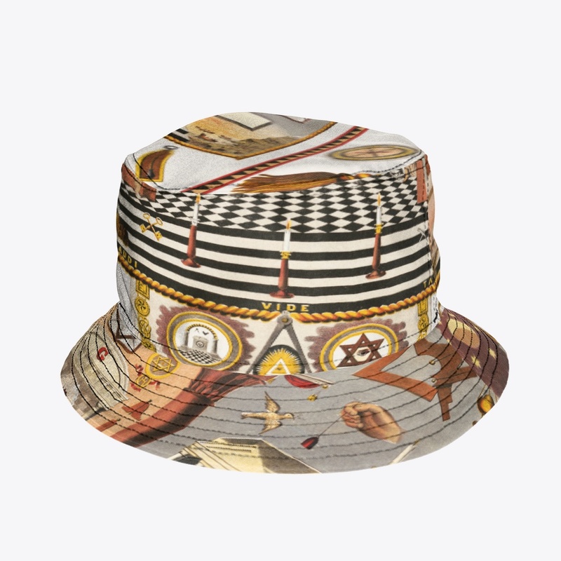 Masonic chart Bucket Hat