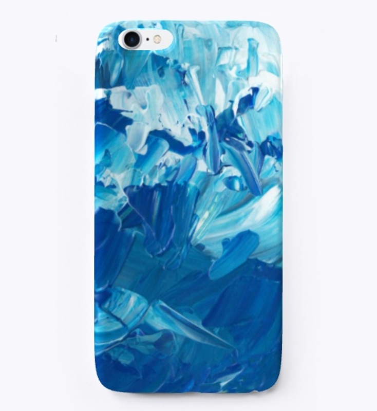 A phone case with waves