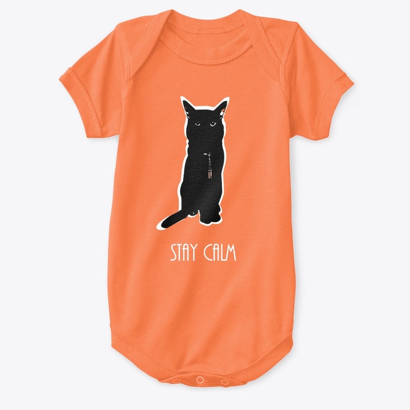 Grumpy Black Cat