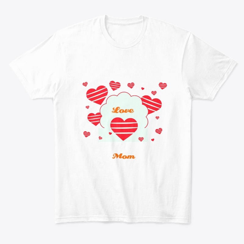 Heart Design with Love Mom