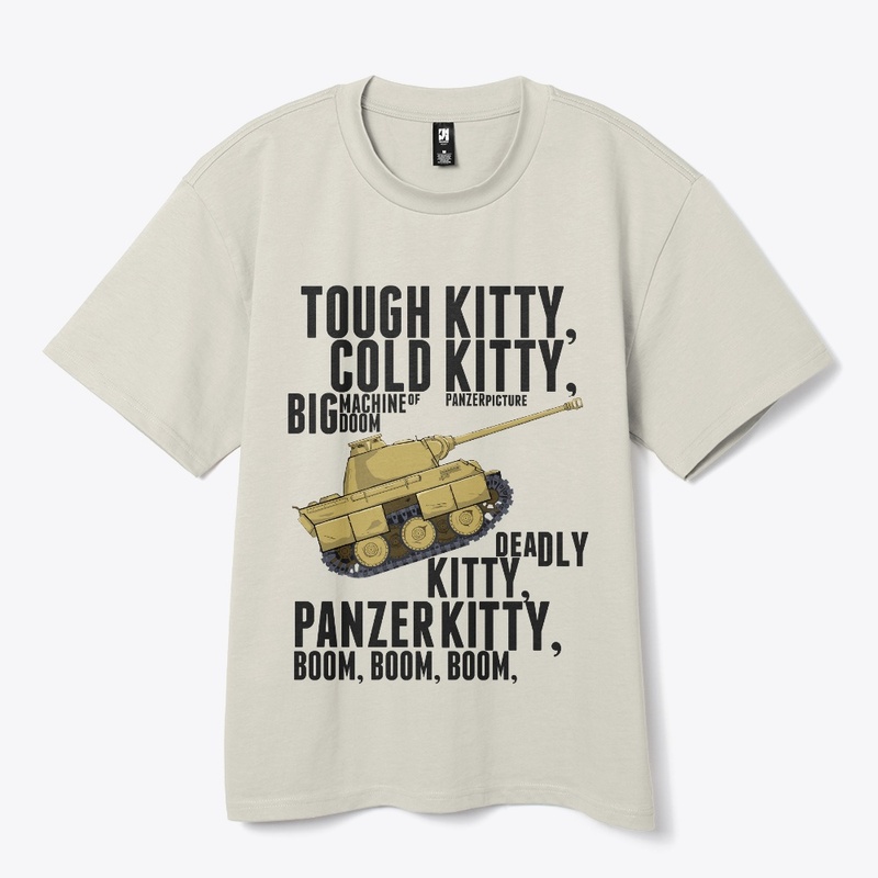 Tough Kitty Cold Kitty - Panther T-Shirt