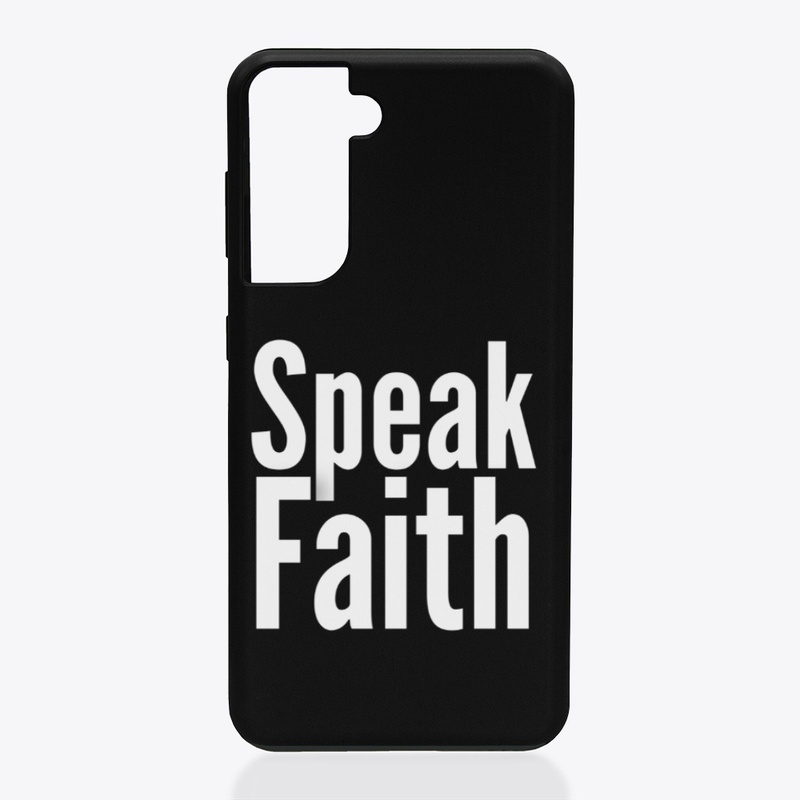 Speak Faith Inspirational Lifequote 