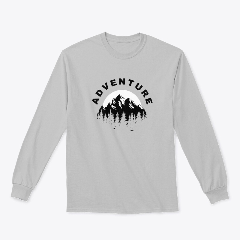Explore in Style: 'Adventure' White Tee