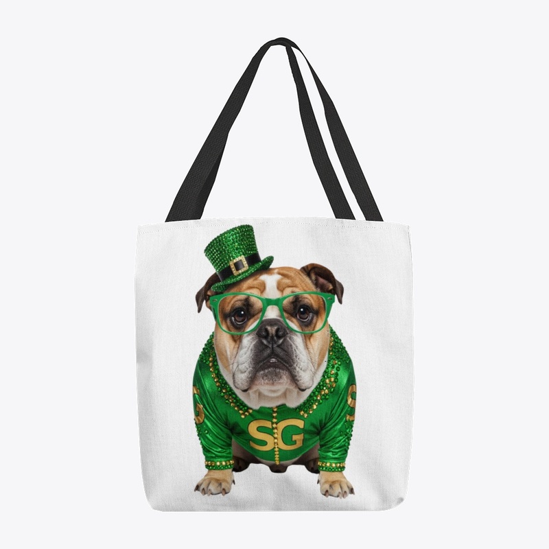 Funny St. Patrick's Bulldog