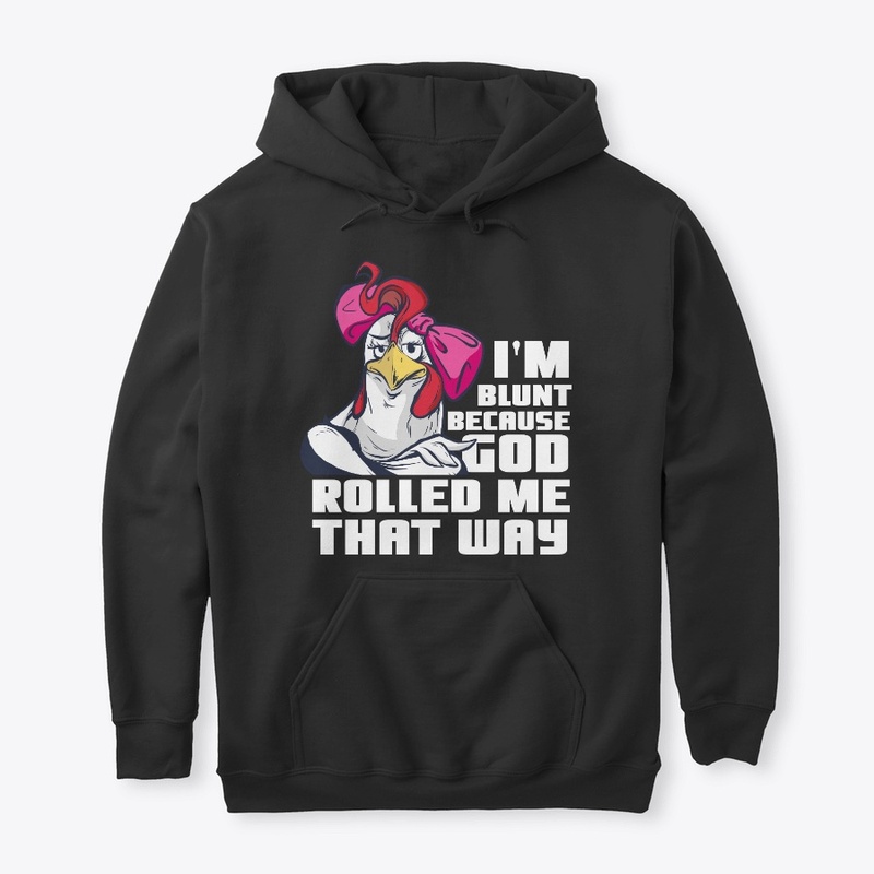 Funny Rooster Lover Gift God Rolled Me