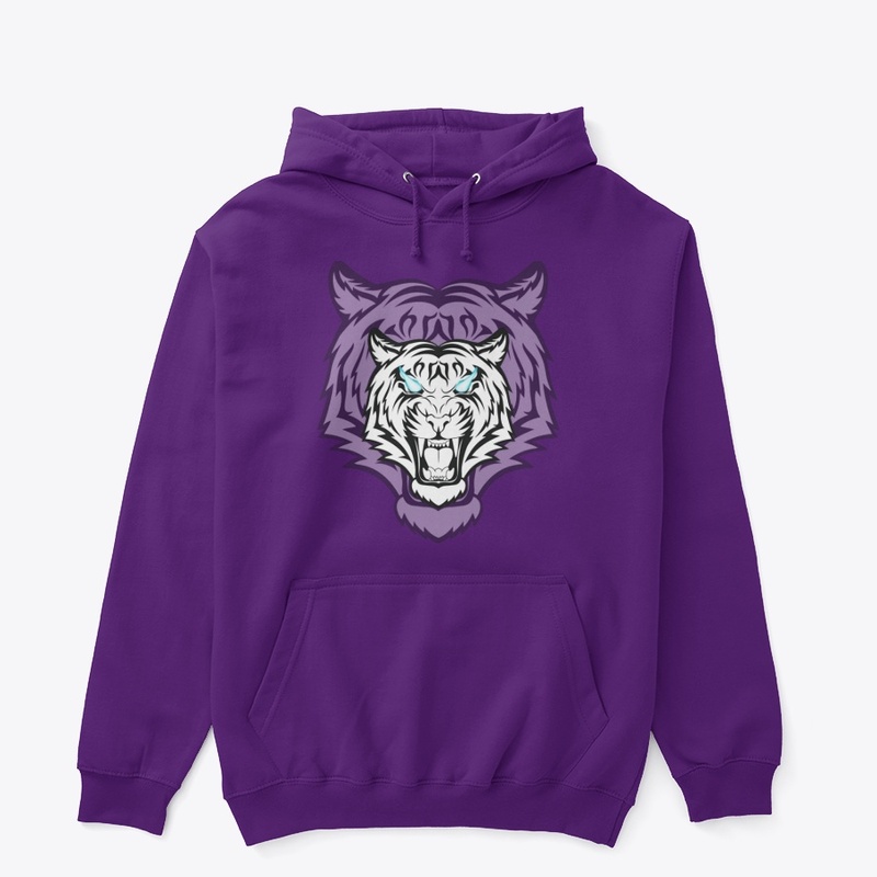 Digital cartoon tiger 