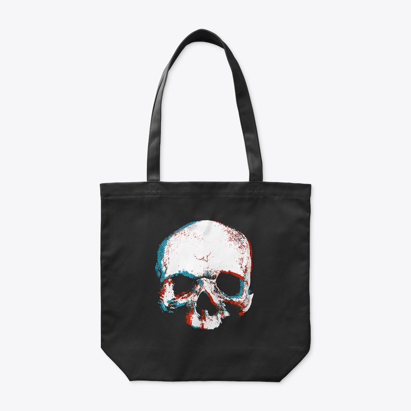 Red Blue Skull 