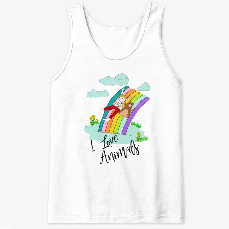 Trendy T shirt- I love Animals