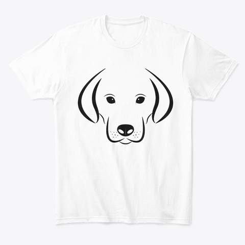 Dog Lover White T-Shirt Front