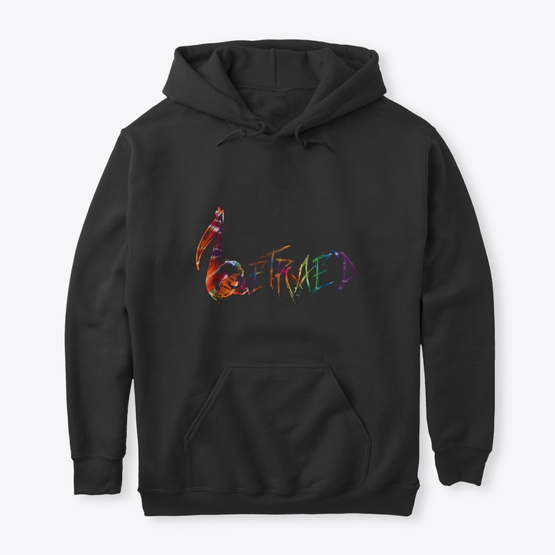 Tyedye logo on black