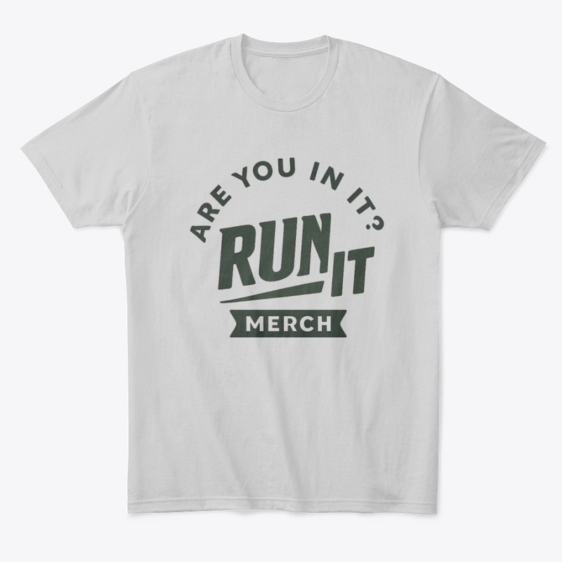 Retro Run It Merch Logo tee