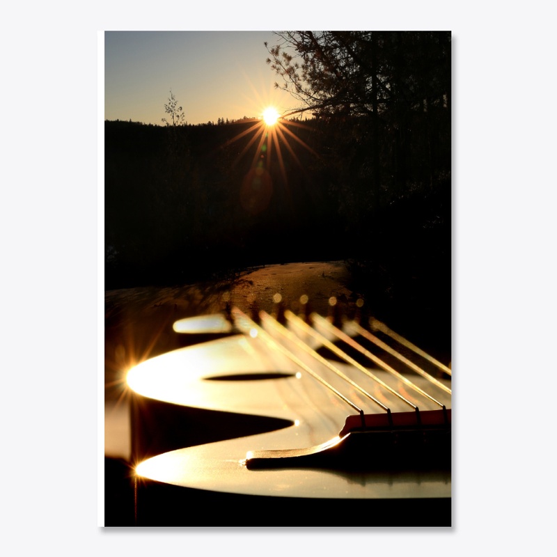 Harp guitar sunset accessories 