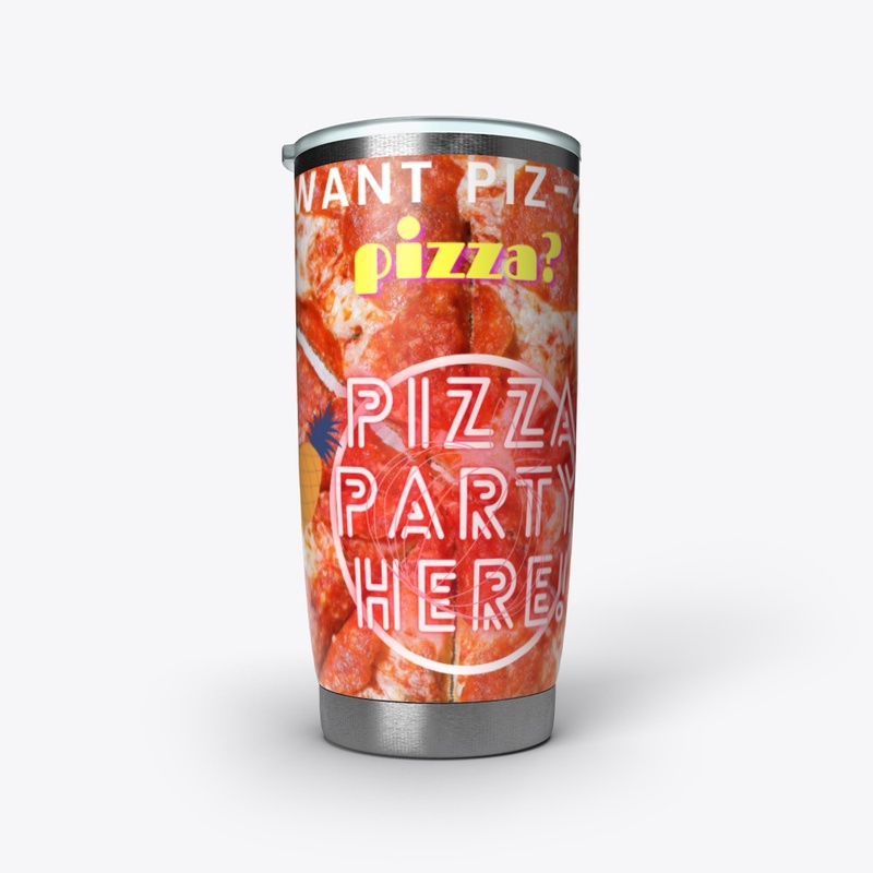 Piz-za Pizza Party Insulated Tumbler