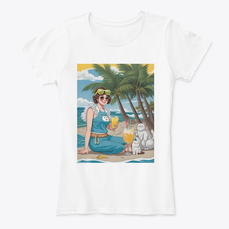 Sunny Yeti Beach Vibes T-Shirt