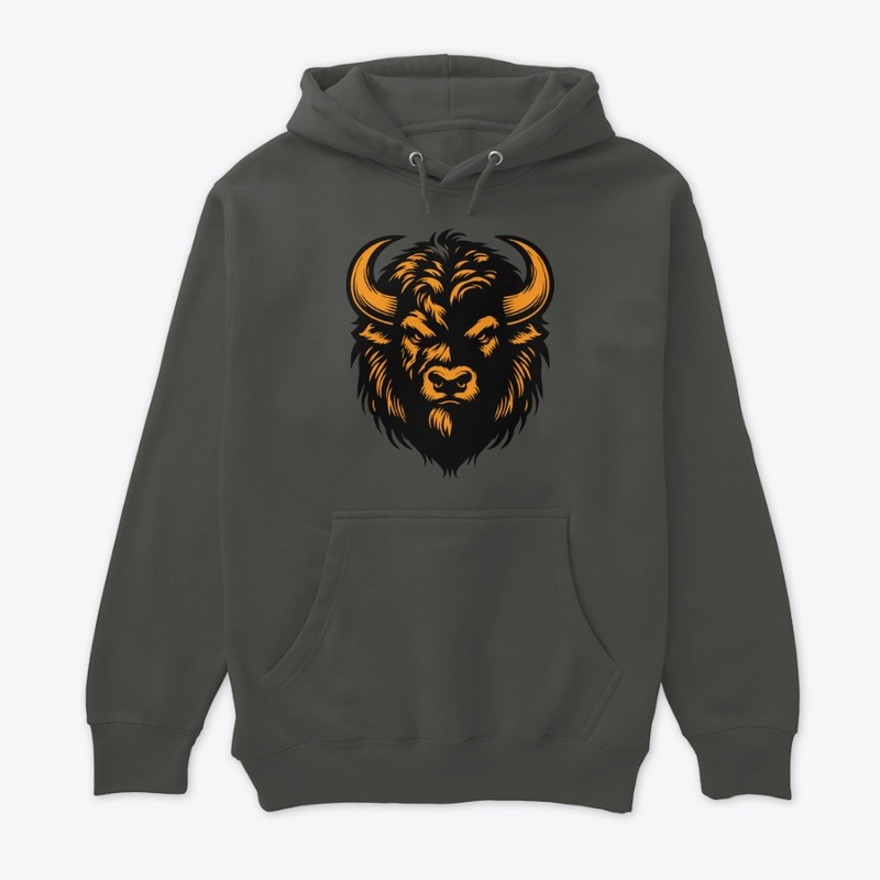 Wild Angry Bison