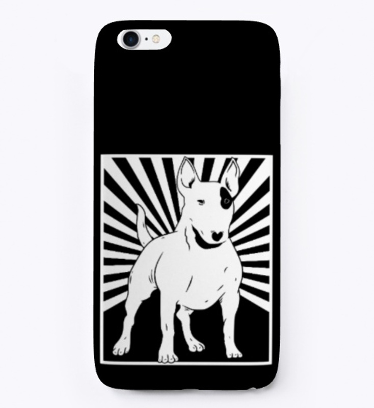 Bull Terrier Black and White