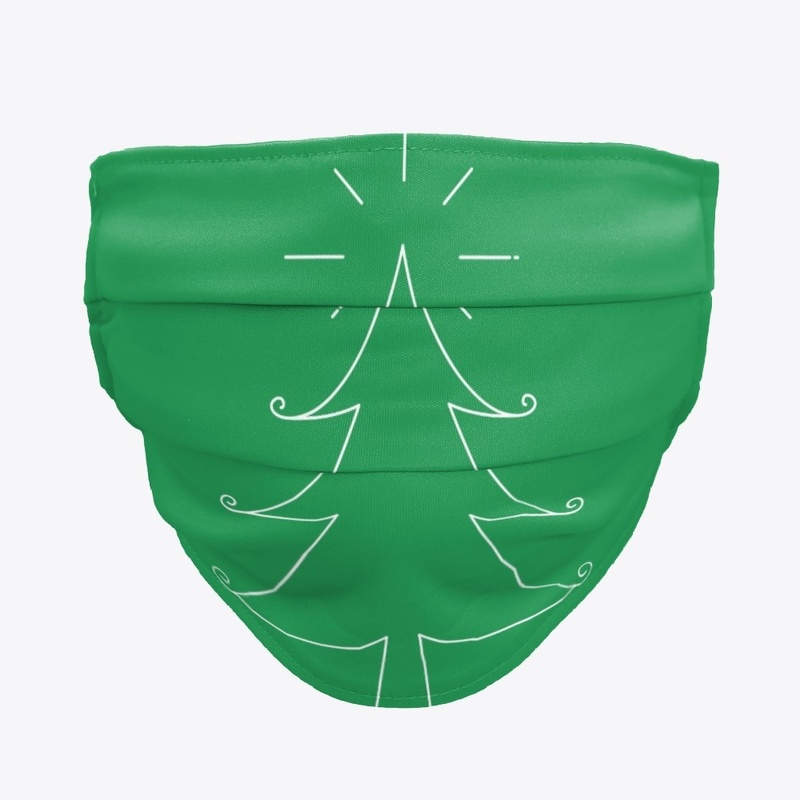 Christmas Tree Face Mask