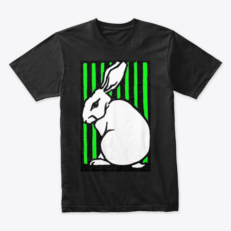 Mean Bunny Neon Green