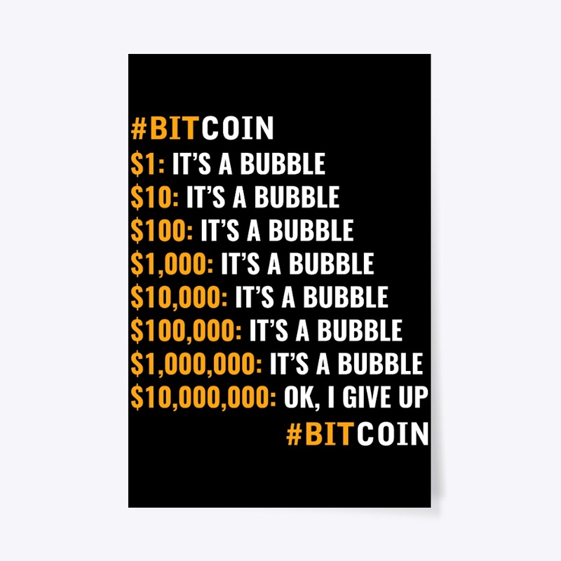 Bitcoin It's A Bubble