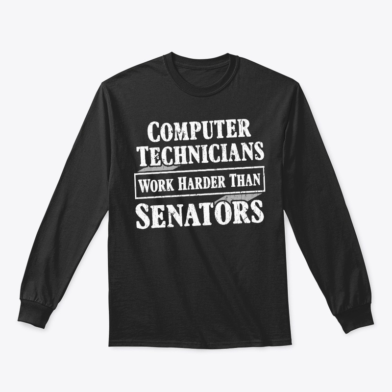 Funny Computer Tech Gift Work Harder