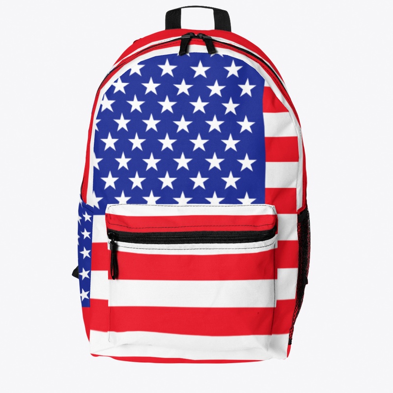 American Flag Backpack