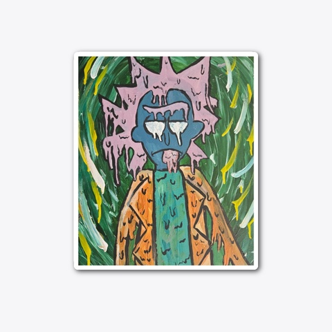 Drippy Mad Scientist Standard áo T-Shirt Front