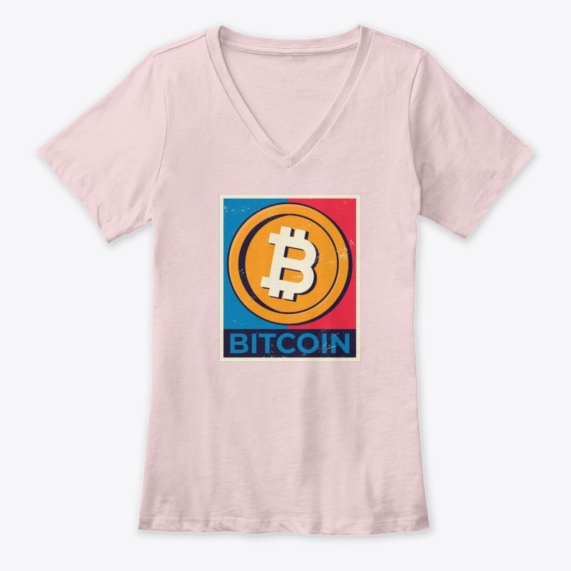 Bitcoin (BTC) Logo Retro Poster