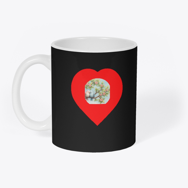  Romantic Heart Icon Illustration 