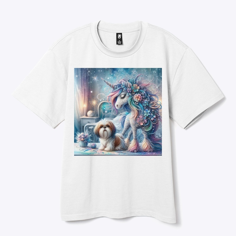 Dreamy Unicorn Companion Shih tzu Puppy