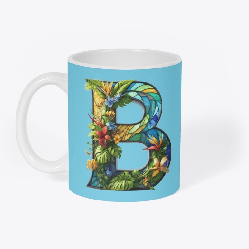 Dāvana ar iniciāli B Jūgendstilā