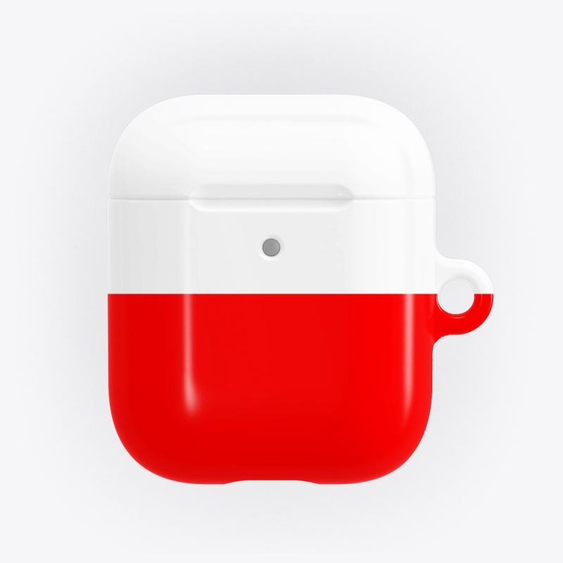Polish Flag AirPod Case